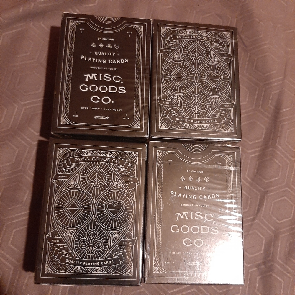 2 Decks Of Collectable Misc. Goods Co. 3rd Edition